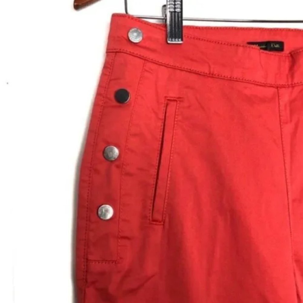 Massimo Dutti Coral Sailor Cropped Trousers Size 2 - Picture 5 of 7